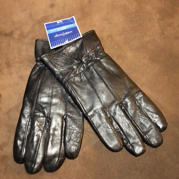 west loop Other Mens Leather Gloves Black New Poshmark